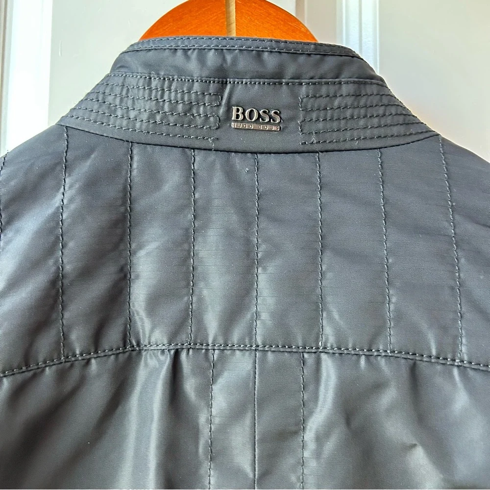 🖤 HUGO BOSS Men’s Quilted Moto Jacket –‎ 38 Regular